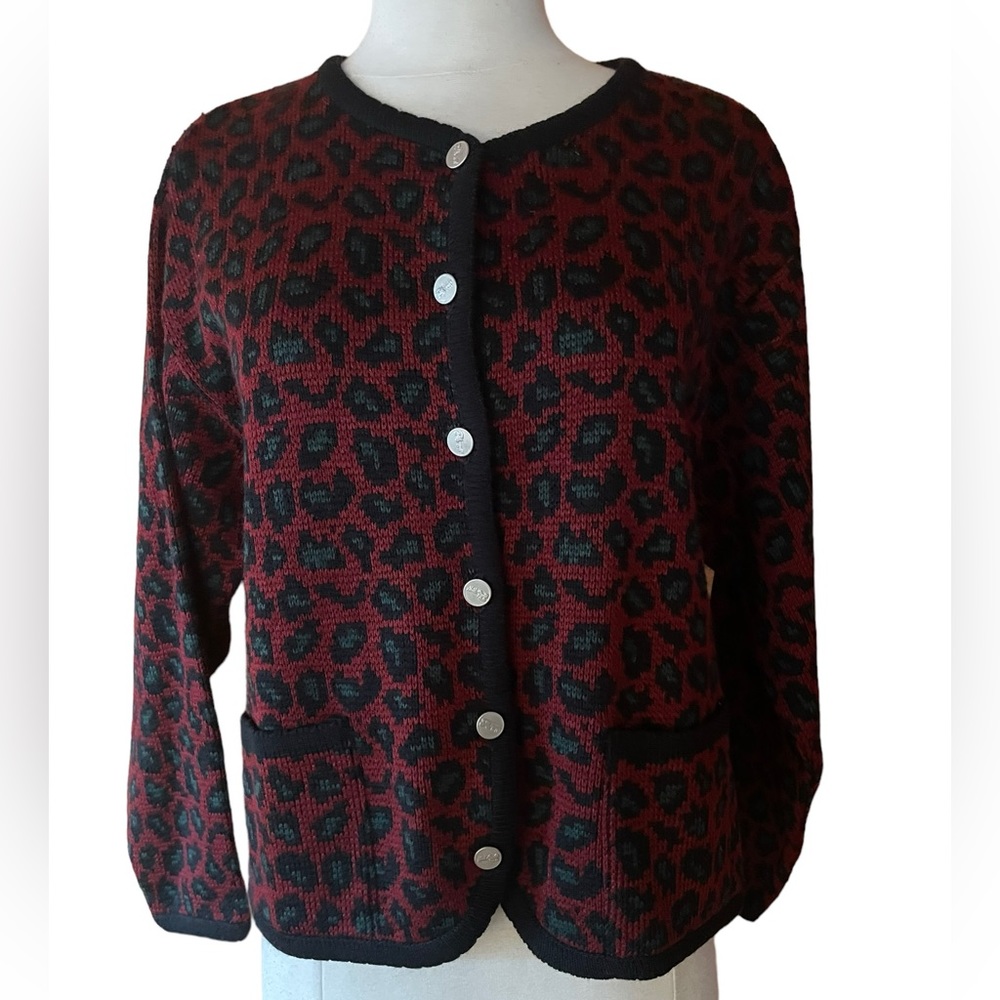 Vintage Tally-Ho Button Down Cardigan Sweater